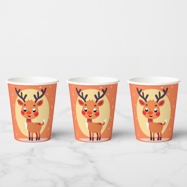 Rudolph Paper cup (Multi)