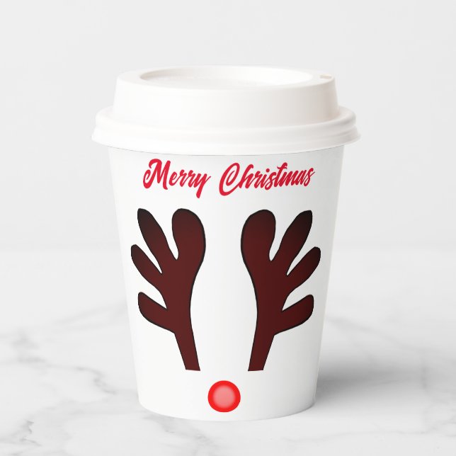 Rudolph Paper Cup (Front)