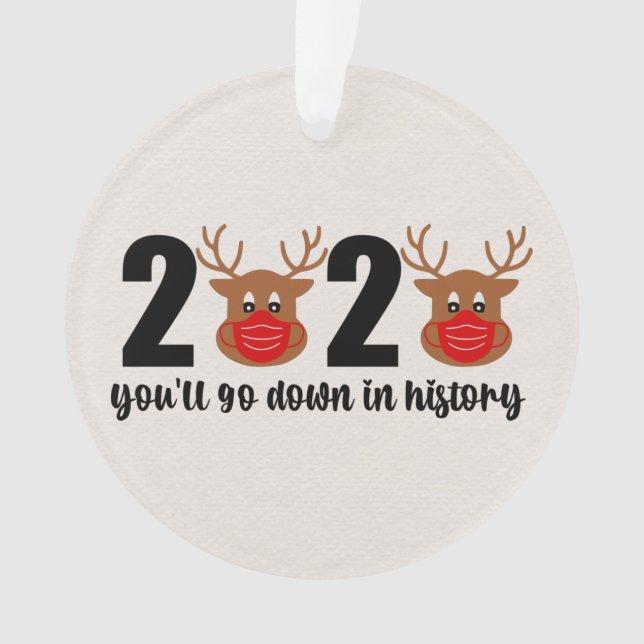 Rudolph Red Mask Reindeer 2020 (devant)