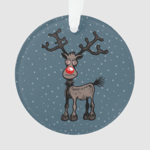 Rudolph Reindeer Christmas Ornaments