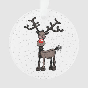 Rudolph Reindeer Christmas Ornaments