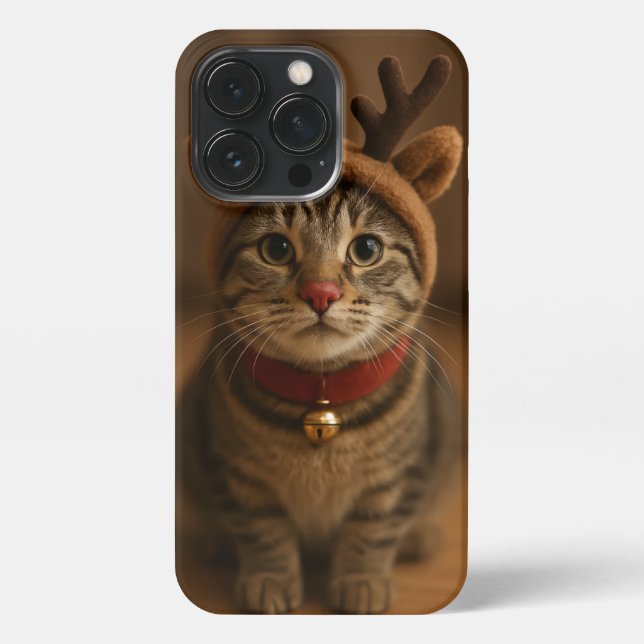 Rudolph the Cat iPhone 13 Pro Case (Back)
