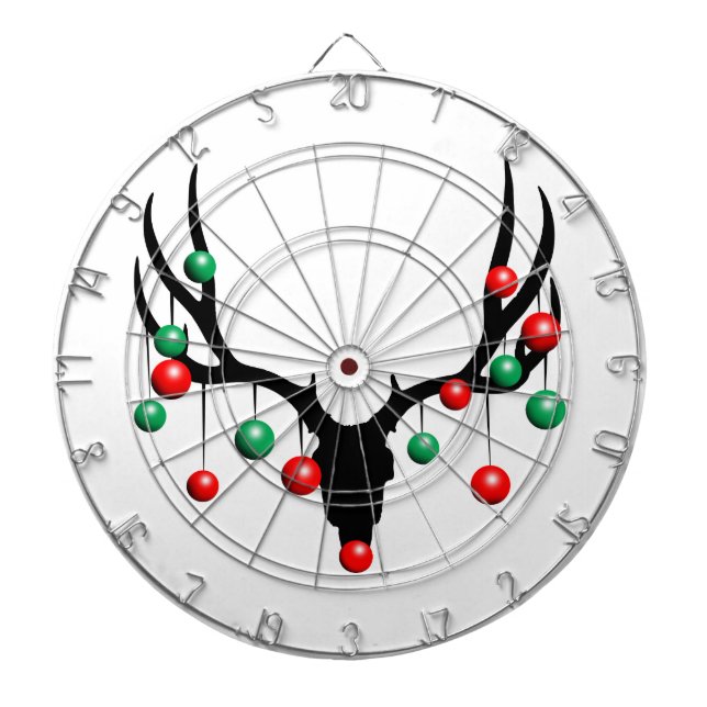 Rudolph the Dead Nosed Reindeer Dartboard (Front)