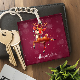 Rudolph The Red Nose Reindeer Christmas Keychain