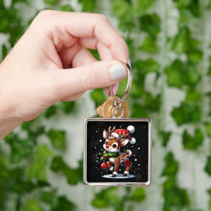Rudolph The Red Nose Reindeer Christmas Keychain