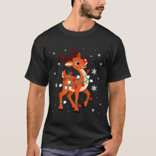 Rudolph The Red Nose Reindeer For Kids And Christm T-Shirt