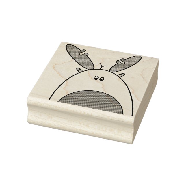 Rudolph the Red Nose Reindeer Rubber Stamp (Stamp)