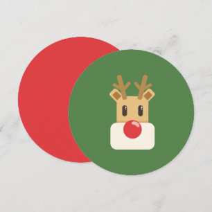 Rudolph the red nosed reindeer invitation