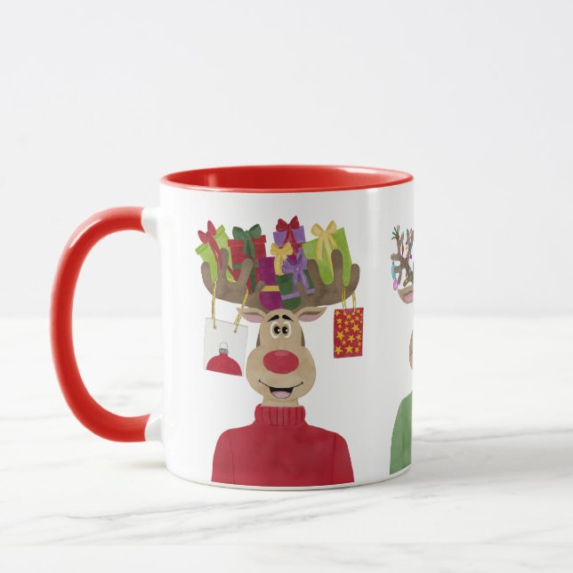 Rudolph the Reindeer Mug (Left)