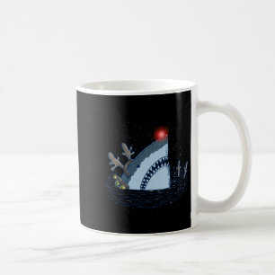 Rudolph The Shark - Funny Christmas Long Sleeve  Coffee Mug