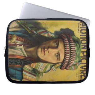 Rudolph Valentino Sheik 1921 vintage portrait Laptop Sleeve