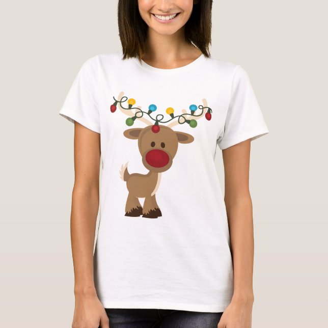 Rudolph_with_Christmas_Lights shirt (Front)