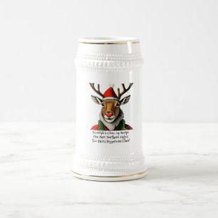 Rudolph's Glow-Up Beer Stein