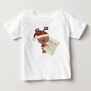 Rudy Reindeer Naughty or Nic Baby T-Shirt