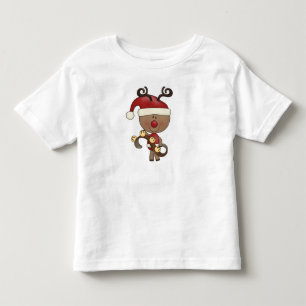 Rudy Reindeer With Bells Toddler T-shirt