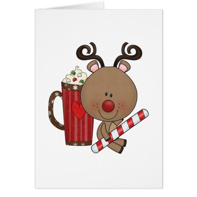 Rudy Reindeer With Cocoa (Front)