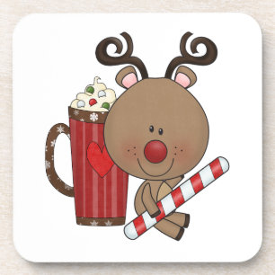 Rudy Reindeer With Cocoa Coaster