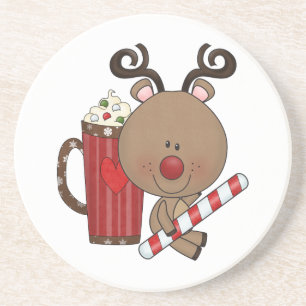 Rudy Reindeer With Cocoa Coaster