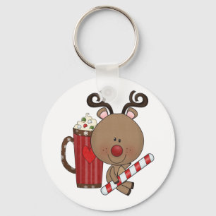 Rudy Reindeer With Cocoa Keychain