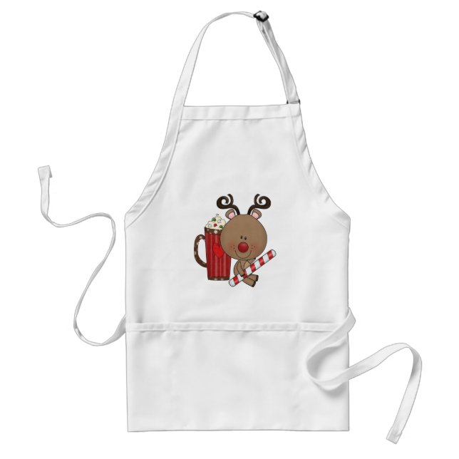 Rudy Reindeer With Cocoa Standard Apron (Front)