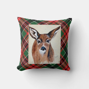 Rudy says Merry Christma Throw Pillow