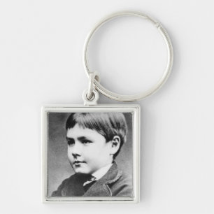 Rudyard Kipling, c.1870 Keychain