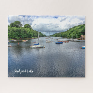 Rudyard Lake Staffordshire UK Scenic View Jigsaw Puzzle