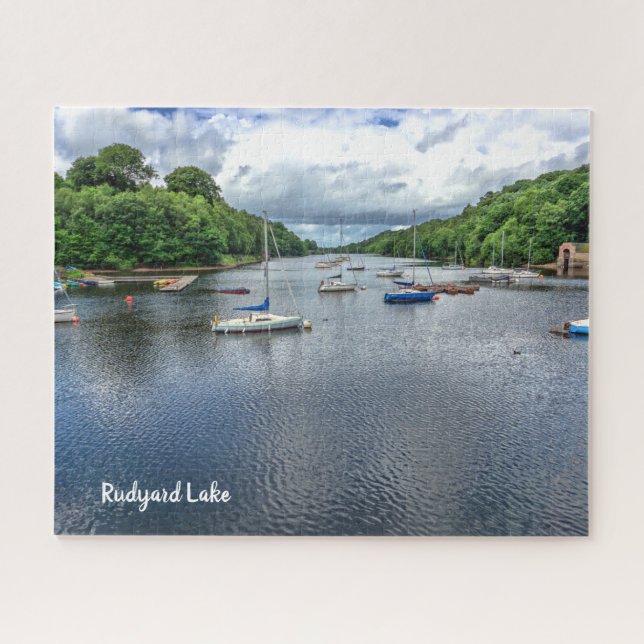 Rudyard Lake Staffordshire  UK Scenic View Jigsaw Puzzle (Horizontal)
