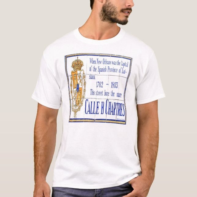 Rue Chartres Tile Mural T-Shirt (Front)