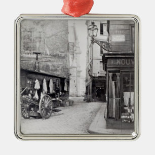 Rue de la Montagne Sainte-Genevieve Metal Ornament