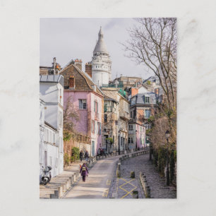 Rue de l'Abreuvoir, Paris, France Postcard
