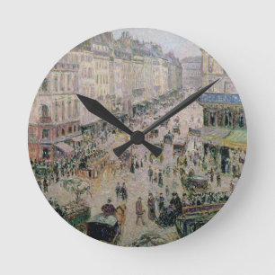 Rue de l'Epicerie, Rouen, on a Sunny Afternoon, 18 Round Clock