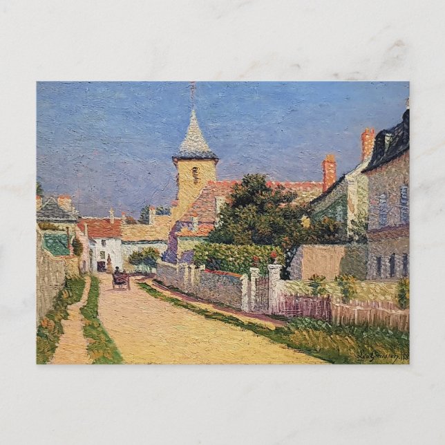 Rue de Moustier a Thorigny, fine art, Postcard (Front)
