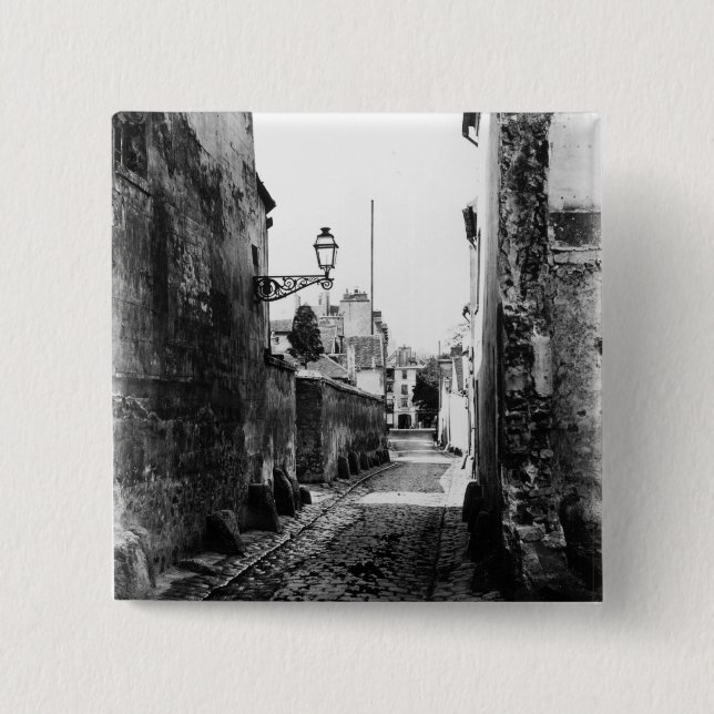 Rue de Scipion 2 Inch Square Button (Front)