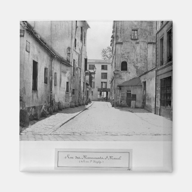 Rue des Marmousets Saint-Marcel Magnet (Front)