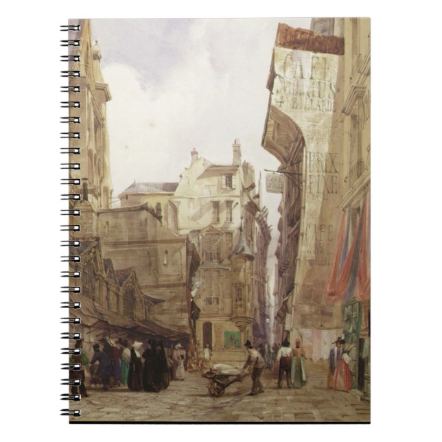 Rue des Pretes, St. Germain L'Auxerrois, Paris Notebook (Front)