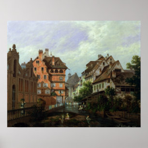 Rue des Tanneurs, Colmar, 1875 Poster