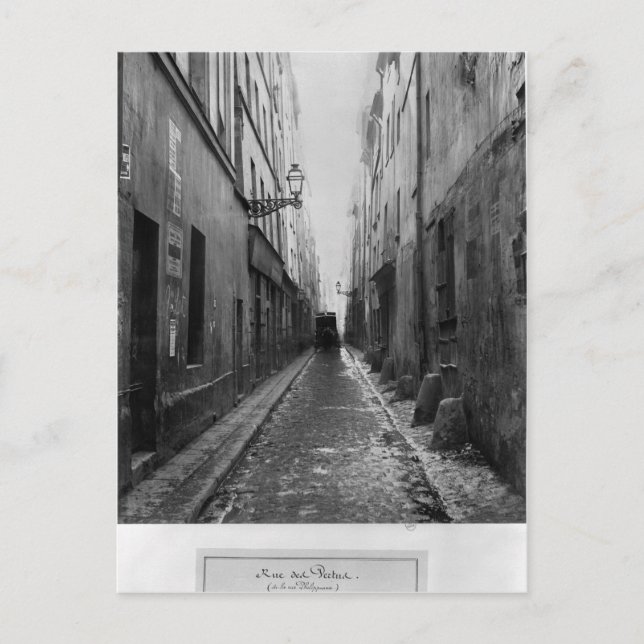 Rue des Vertus, from rue Phelippeaux, Paris Postcard (Front)