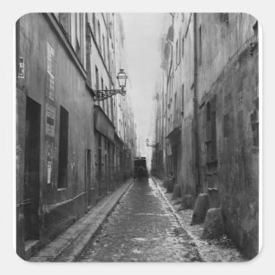 Rue des Vertus, from rue Phelippeaux, Paris Square Sticker