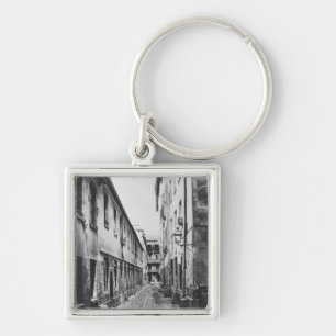 Rue du Fer-a-Moulin, Paris, 1858-78 Keychain