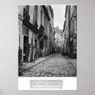 Rue du Jardinet, from passage Hautefeuille, Poster