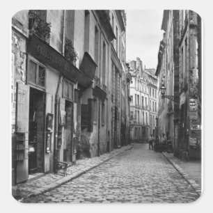 Rue du Jardinet, from passage Hautefeuille, Square Sticker