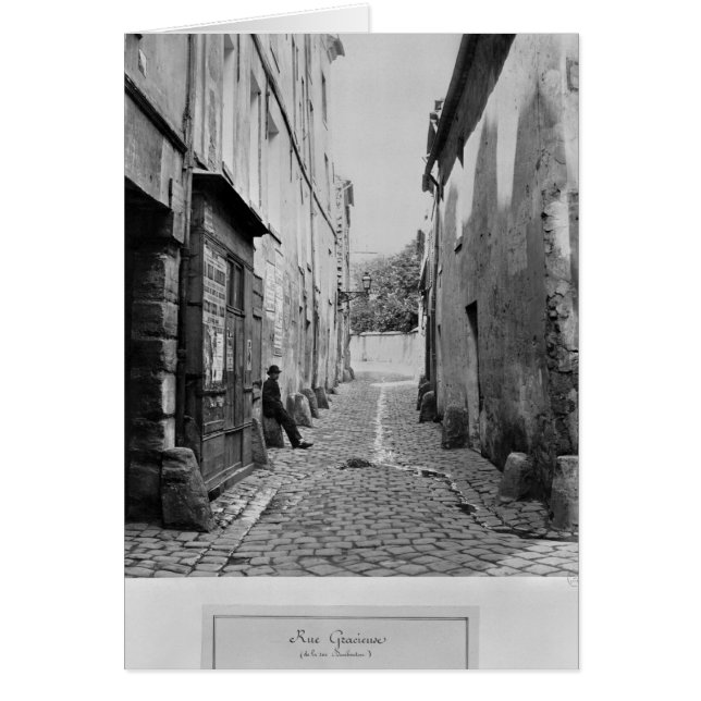 Rue Gracieuse, from rue Daubenton, Paris (Front)