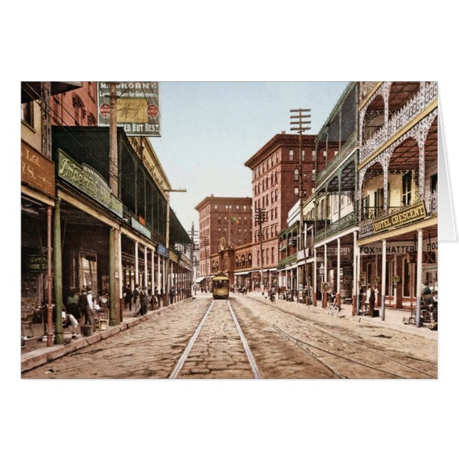 Rue la Nouvelle-Orléans 1900 de St Charles (Devant horizontal)