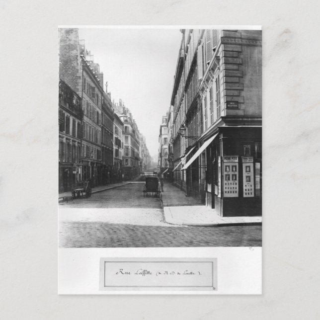 Rue Laffitte Postcard (Front)