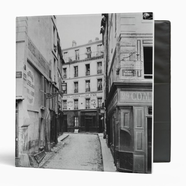 Rue Maitre Albert  Paris, 1858-78 Binder (Front/Inside)