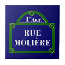 Rue Moliere, Paris Street Sign
