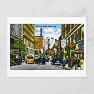 Rue Peachtree, Atlanta, GA Carte postale