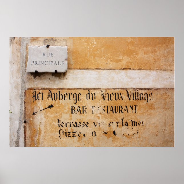 Rue Principale Poster (Front)