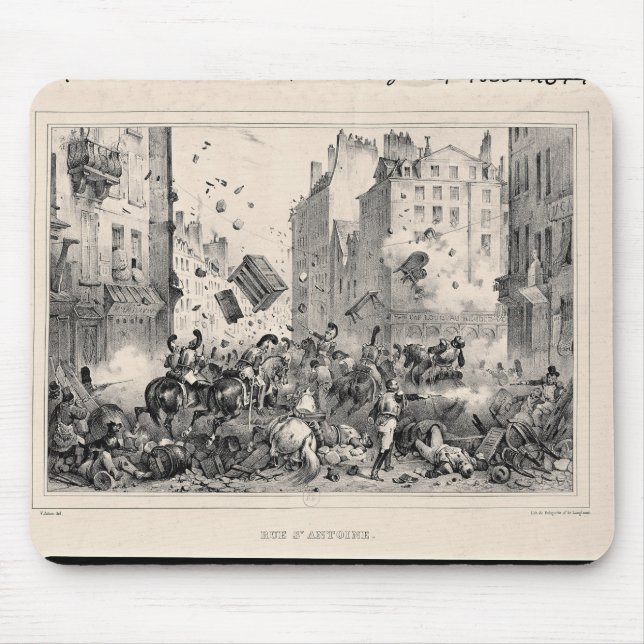 Rue Saint-Antoine Mouse Pad (Front)